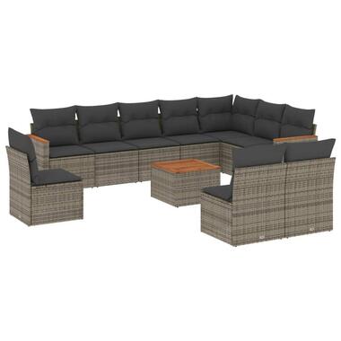 vidaXL - Loungeset - Grijs - Poly rattan product