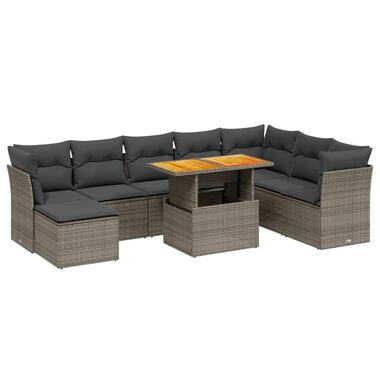 vidaXL - Loungeset - Grijs - Poly rattan product