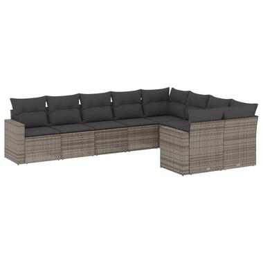vidaXL - Loungeset - Grijs - Poly rattan product
