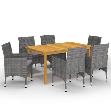 vidaXL - Tuinset - Grijs - Acaciahout product