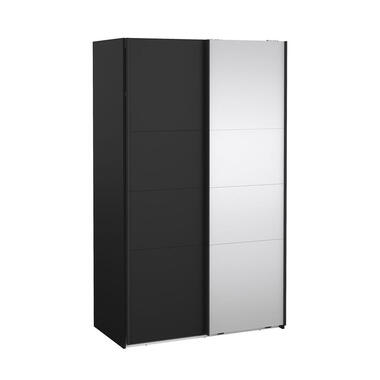Hioshop Catania schuifdeurkast 2 deuren 120x200cm mat zwart product