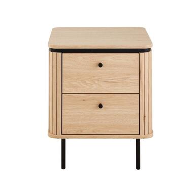 Calicosy - Lameller Nachtkastje MALAGA - H55 cm - Eikenlook product