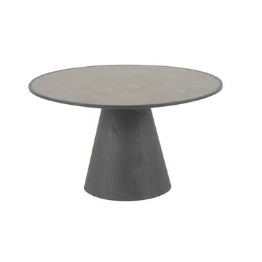 Signature - Salontafel MAFRA - L70 cm - Eiken en blauwe steen product