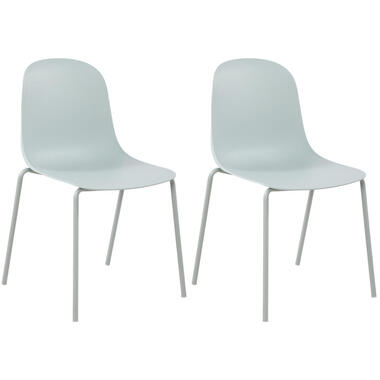 CLP Set van 2 Tuinstoel Hardin Kunststof - turkis product