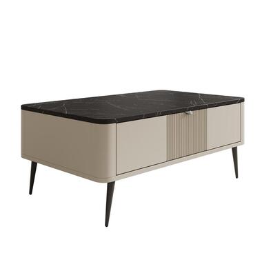 Meubella - Salontafel Mace - Beige - 100 cm product