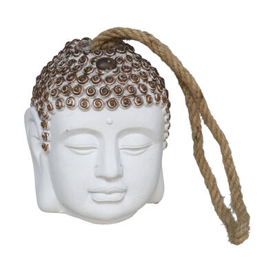 Gerimport Deurstop Buddha - wit - 13 x 13 x 15 cm - deurstopper product