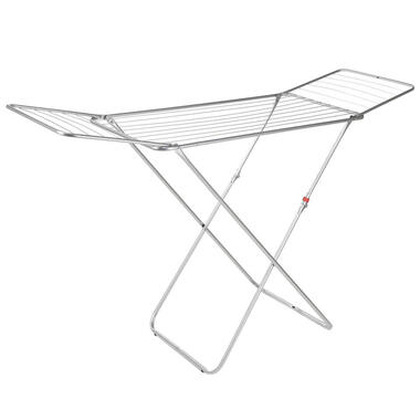 HI Wasrek/droogrek - zilver - metaal - 171 x 54 x 89 cm product