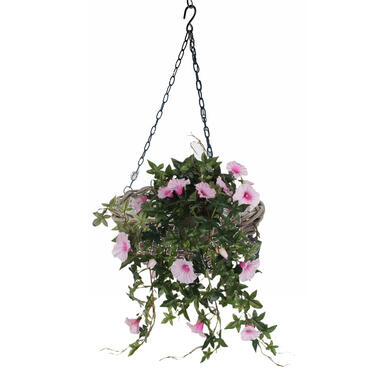 Vd Leeden Hangmand Rotan – D30 cm - gevlochten - hangend product