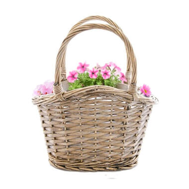 Vd Leeden Hengselmand Wilg – 32 x 18 x 22 cm - handgevlochten product