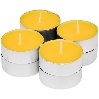 Citronella geur theelichtjes - Citrusgeur - 24x stuks product