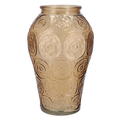 DK Design boeket vaas Circle - glas - amber - 15 x 25 cm product