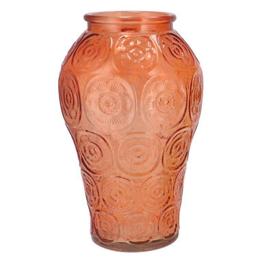 DK Design boeket vaas Circle - glas - oranje - 15 x 25 cm product
