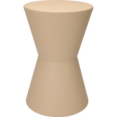 Home & Styling Bijzettafeltje - beige - D29x H45 cm - Zink product