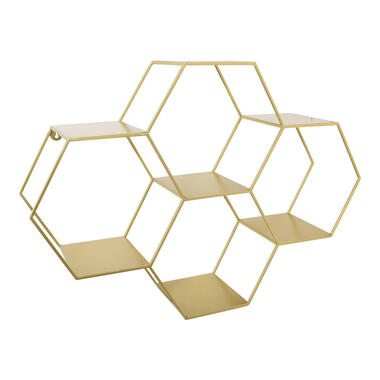 LOFT42 Hexagon Wandrek Zeshoekig - Goud - 57x80x20 product