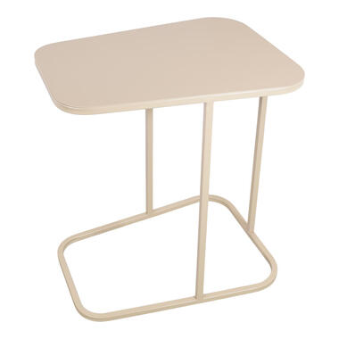 LOFT42 Inris Bijzettafel - Metaal - Beige -51x35x55 product