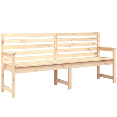 vidaXL - Tuinbank - Bruin - Grenenhout - 203.5 x 48 x 91.5 cm product