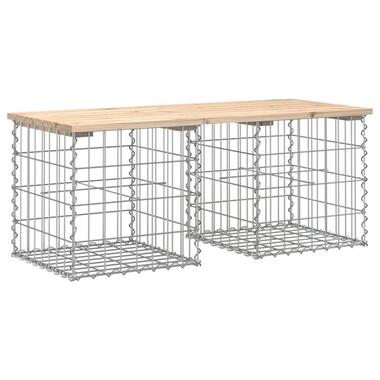 vidaXL - Tuinbank - Bruin - Grenenhout - 44 x 103 x 42 cm product