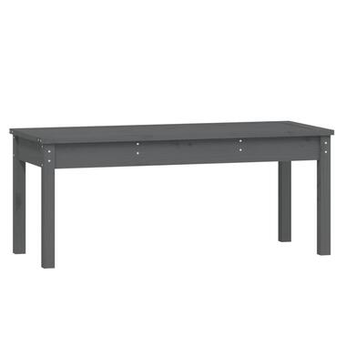 vidaXL - Tuinbank - Grijs - Massief grenenhout - 109x44x45 cm product