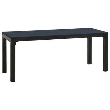 vidaXL - Tuinbank - Zwart - Staal product