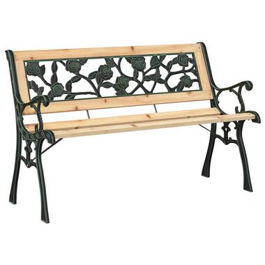 vidaXL - Buitenbank - Bruin - Hout - 116 cm product