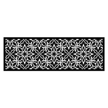 Deurmat Ornament Pattern antraciet - 50x150 cm product