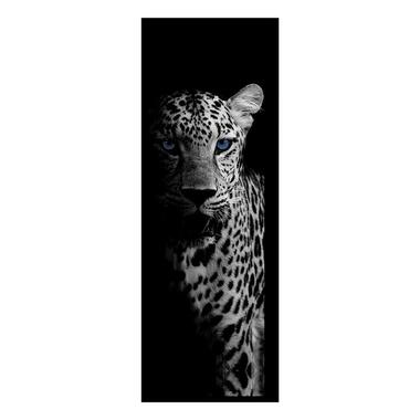 Deurmat Cheetah antraciet/blauw - 50x150 cm product