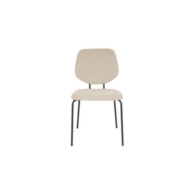 Eetkamerstoel Beige - Zithoogte 48cm - Zelo - Set van 2 product