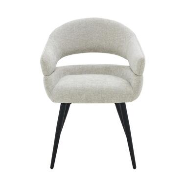 Eetkamerstoel Beige Stof - Zithoogte 51cm - Megan - Set van 2 product