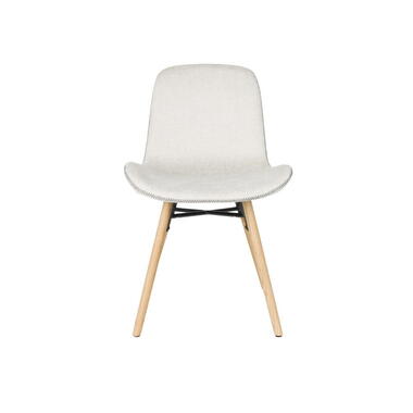 Eetkamerstoel Bruin/Beige - Zithoogte 46cm - Lester - Set van 2 product