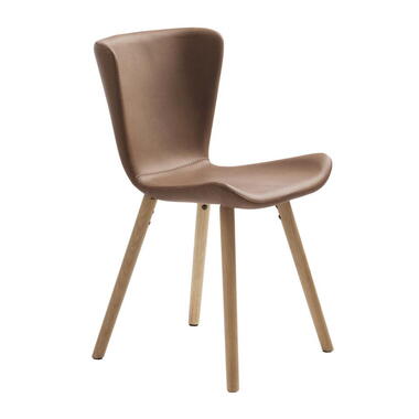 Eetkamerstoel Bruin PU-Leer - Teslin - Set van 2 product