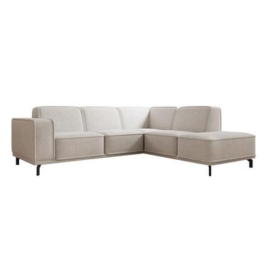 Meubella - Hoekbank Hayman - Grijs - Stof - Rechts product