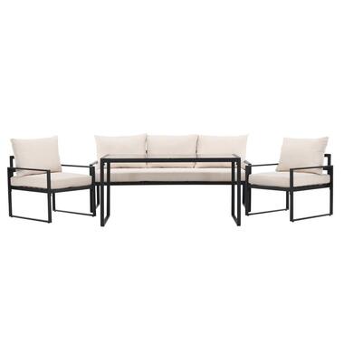 Svea - Fatima loungeset - zwart/beige product