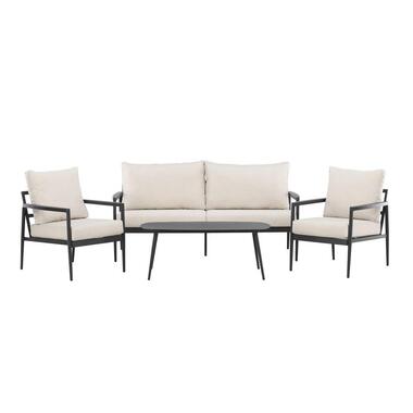 Svea - Kiara loungeset - zwart/beige product