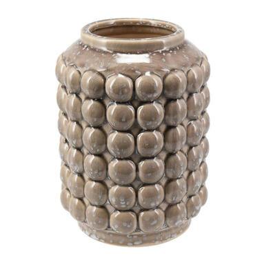 Home & Styling vaas - keramiek/beige - D15 x H20 cm product