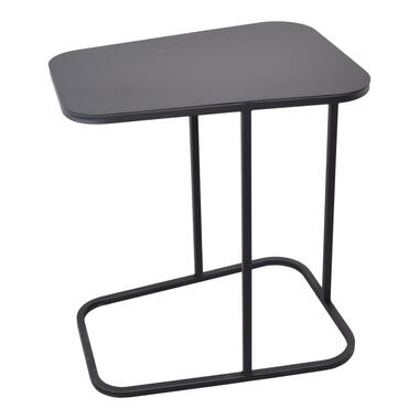 LOFT42 Inris Bijzettafel - Metaal - Mat Zwart -51x35x55 product