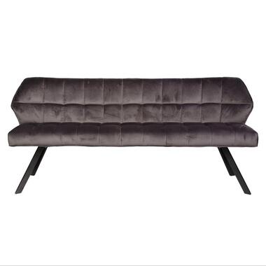 Fraaai - Ramon eetkamerbank 180 cm velvet antraciet product