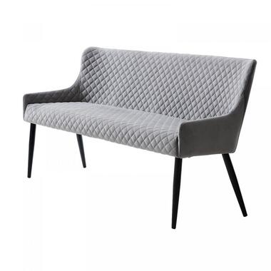 Nordic Home - Milly eetkamerbank velvet - grijs product