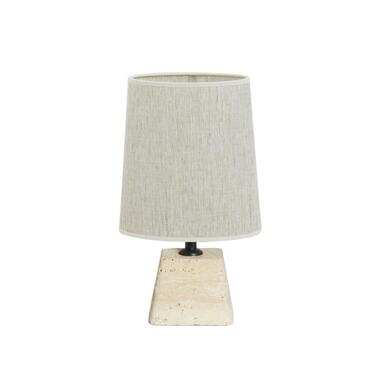 Tafellamp Kardan/Breska - Zand/Wit - 21x17,5x42cm product