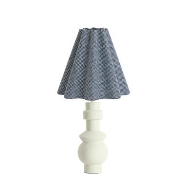 Tafellamp Esino/Bezaha - Crème/Wit - Ø40x74cm product