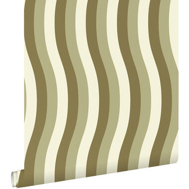 ESTAhome behang - golvende strepen - groen - 50 x 900 cm - 131611 product