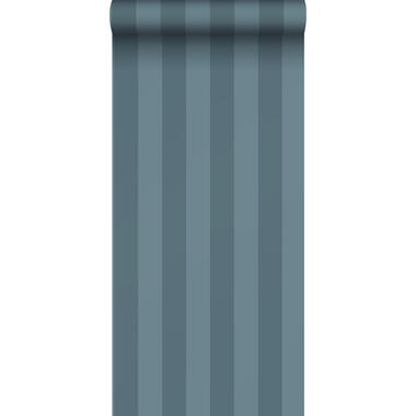 Sanders & Sanders behang strepen blauw - 50 x 900 cm