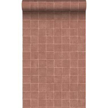 Origin Wallcoverings behang - tegelmotief - bruin - 50 x 900 cm - 348046 product