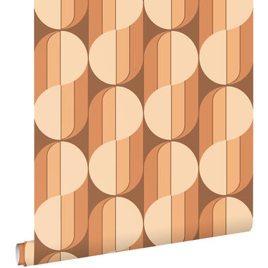 ESTAhome behang - retro ornamenten - terracotta - 50 x 900 cm - 131590 product