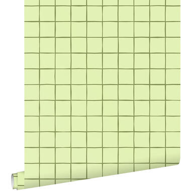 ESTAhome behang - geblokt motief - groen - 50 x 900 cm - 131592 product