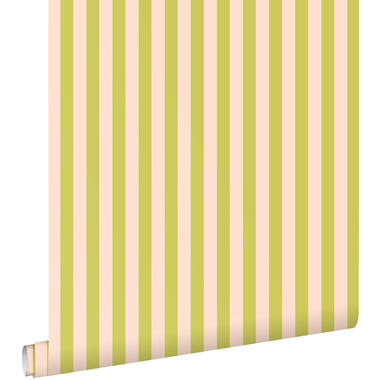 ESTAhome behang - strepen - geel en groen - 50 x 900 cm - 131569 product