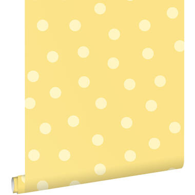 ESTAhome behang - stippen - geel - 50 x 900 cm - 131578 product