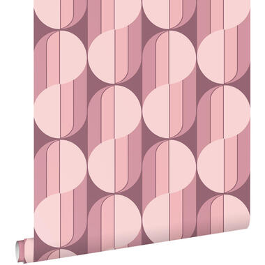 ESTAhome behang - retro ornamenten - paars - 50 x 900 cm - 131587 product