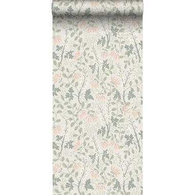 Borastapeter behang - bloemen - beige - 53 cm x 10.05 m - 662658 product
