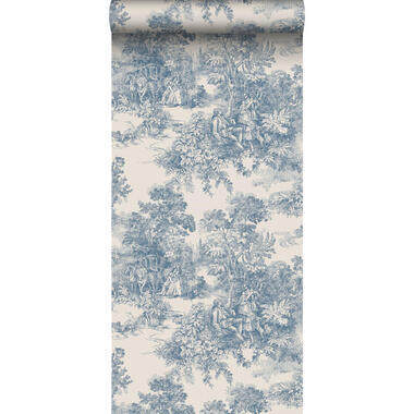 Borastapeter behang - natuurmotief - blauw - 53 cm x 10.05 m - 662652 product