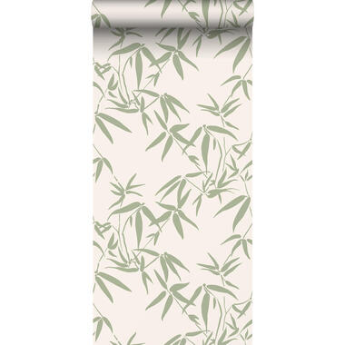 Sanders & Sanders behang bladeren groen - 50 x 900 cm